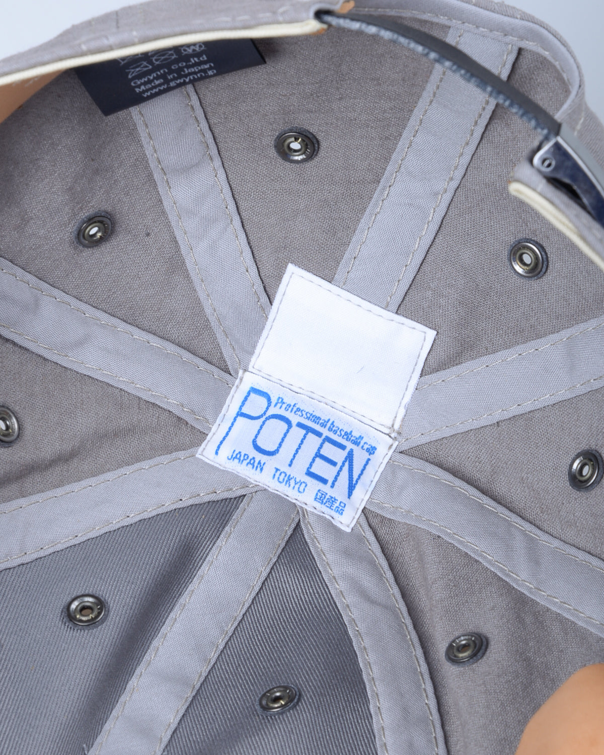 POTEN COTTEN WASHER CAP - NAVY