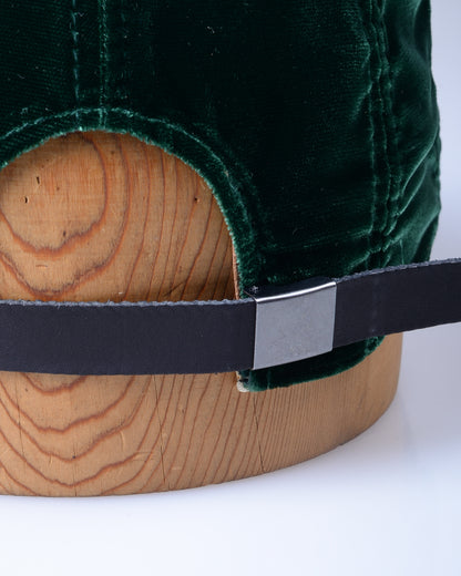 POTEN VELVET CAP - EMERALD GREEN