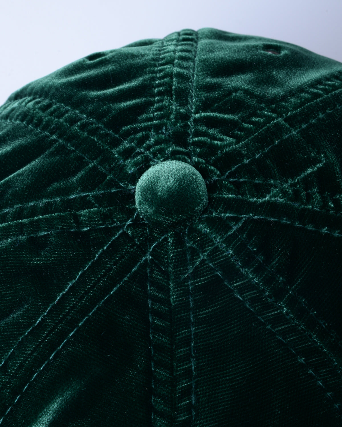 POTEN VELVET CAP - EMERALD GREEN