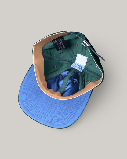 POTEN VELVET CAP - EMERALD GREEN