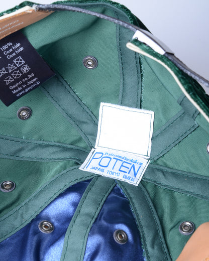 POTEN VELVET CAP - EMERALD GREEN