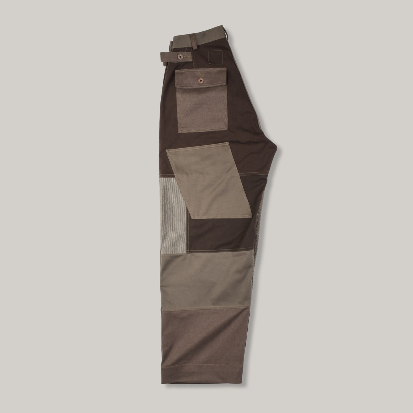 GOOD OL WHATS-HER-FACE BY W'MENSWEAR UNISEX FREEDOM FLIGHT TROUSER - ARMY GREEN