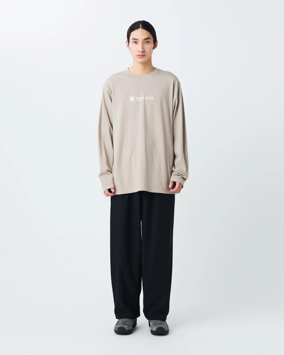 SNOW PEAK RELAX DRY WIDE PANTS - BLACK