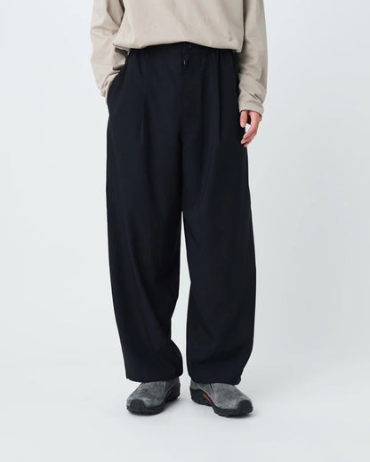 SNOW PEAK RELAX DRY WIDE PANTS - BLACK