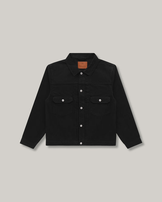 KNICKERBOCKER PLEATED TWILL TRUCKER - BLACK