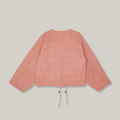 GIRLS OF DUST REACTOR COTTON QUILT JACKET - OLD ROSE