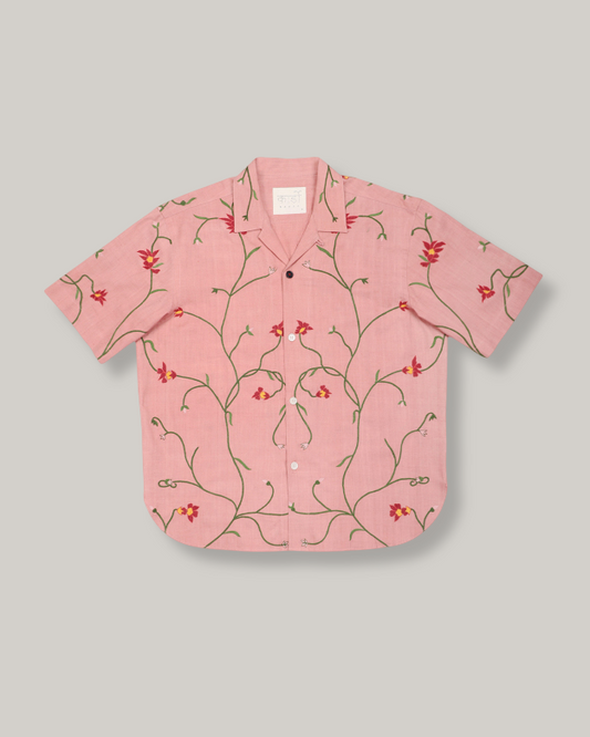 KARDO RONEN SS SHIRT - CORAL