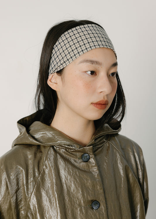 A BRONZE AGE - RIVIERA HEADBAND - SANDY PLAID