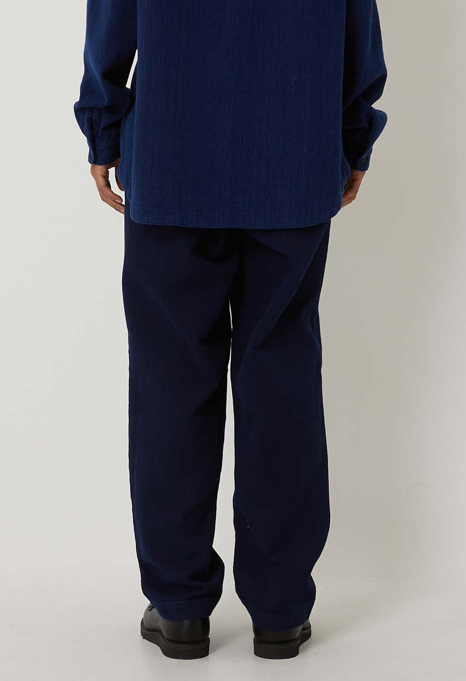 BLUE BLUE JAPAN PURE INDIGO DOUBLECLOTH SASHIKO TROUSERS