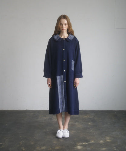 NIGEL CABOURN WOMAN X OMTC WORKWEAR COVERALL - DENIM