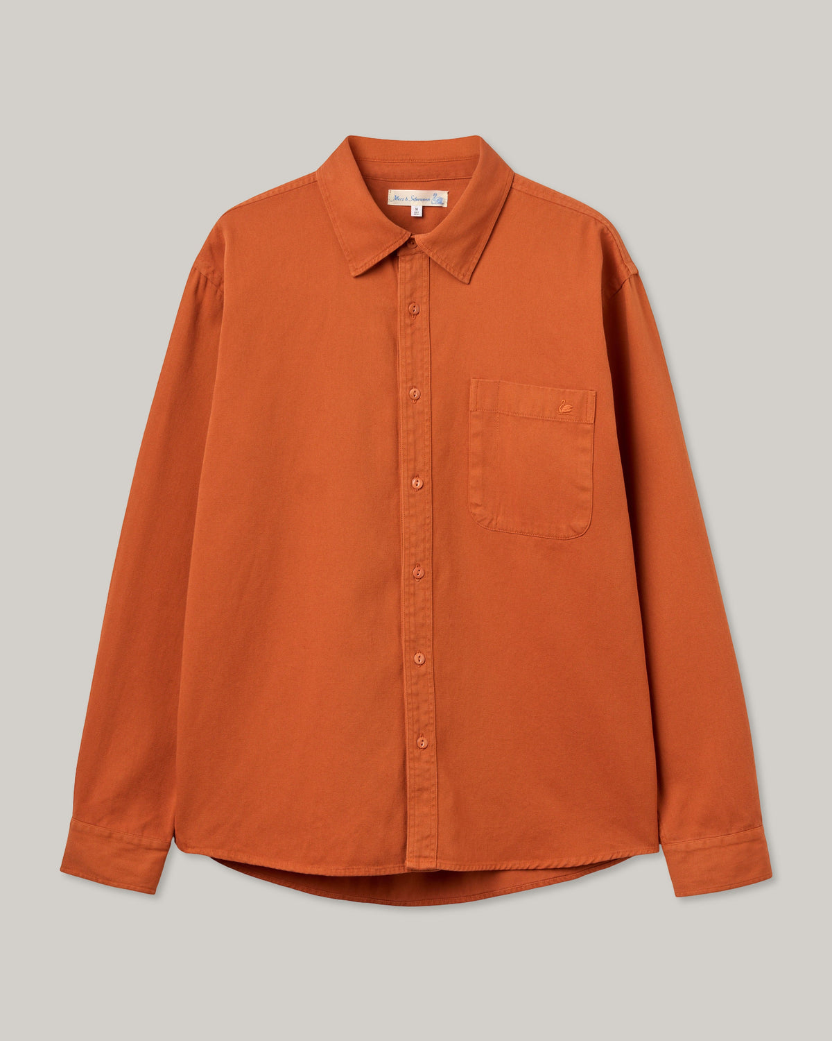 MERZ B SCHWANEN SHIRT01RT - DARK RUST