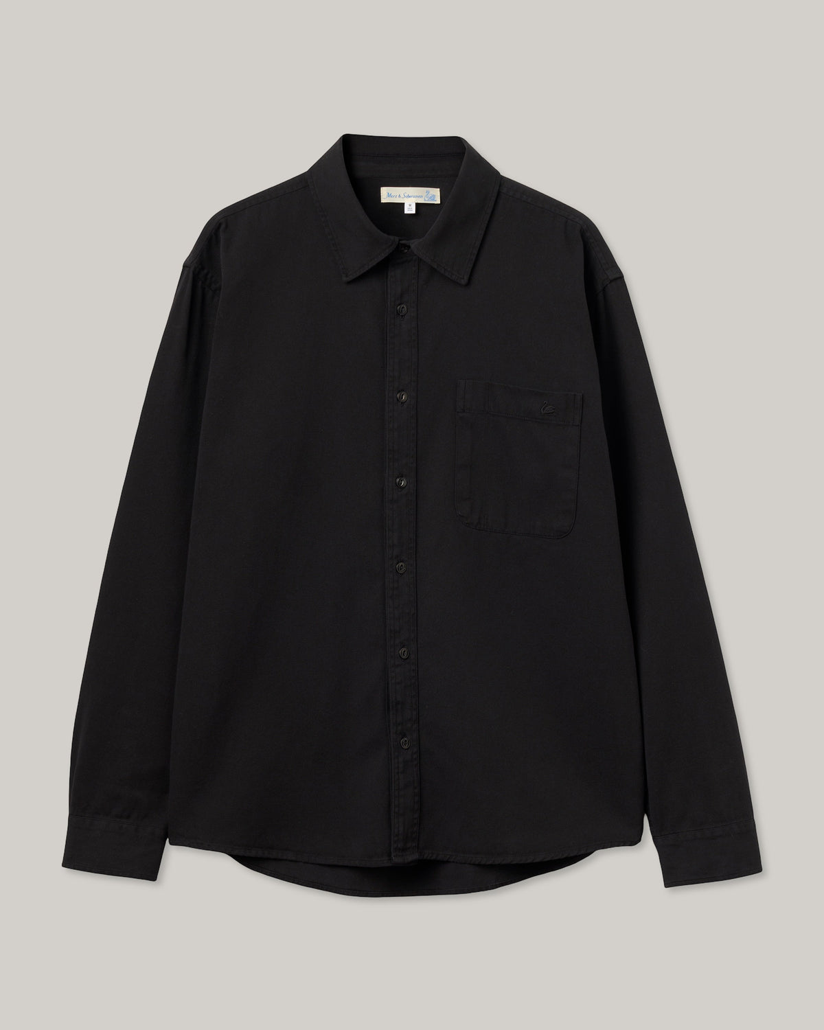 MERZ B SCHWANEN SHIRT01RT - DEEP BLACK