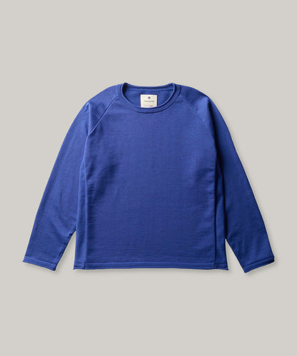 SNOW PEAK WATER-REPELLENT KNIT PULLOVER - BLUE