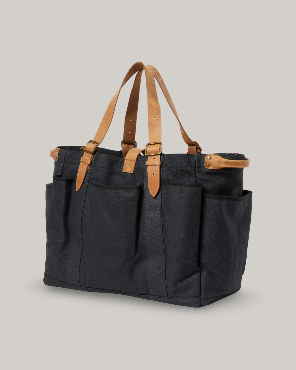 SNOW PEAK FIELD BIG TOTE BAG - BLACK