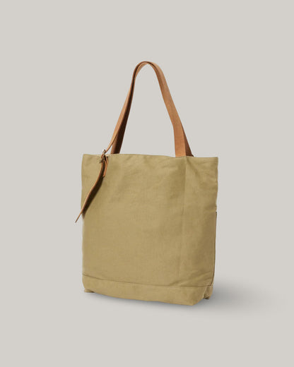 SNOW PEAK MIDDLE HAND BAG - LIGHT OLIVE
