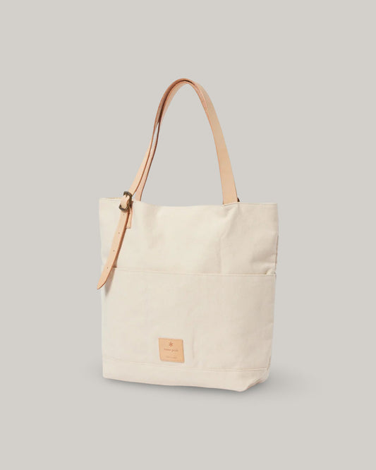 SNOW PEAK MIDDLE HAND BAG - IVORY