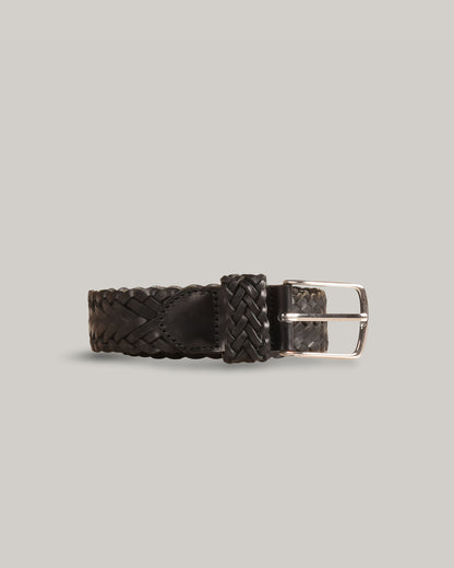 STEVE MONO BRAIDED BELT 004 - BLACK