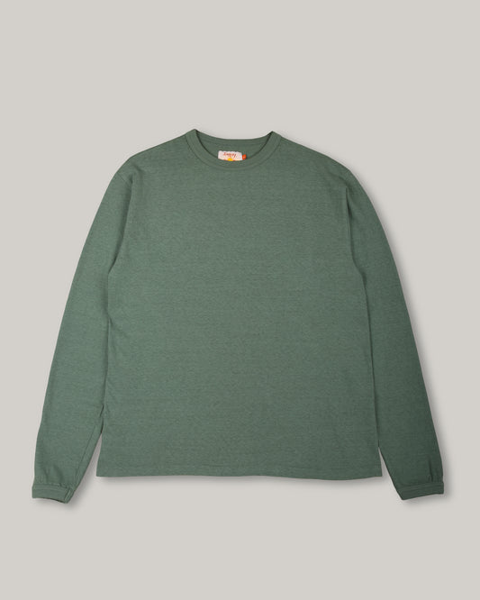 SUNRAY SPIRIT NA'MAKA'OH LS-TSHIRT - SAGEBRUSH GREEN