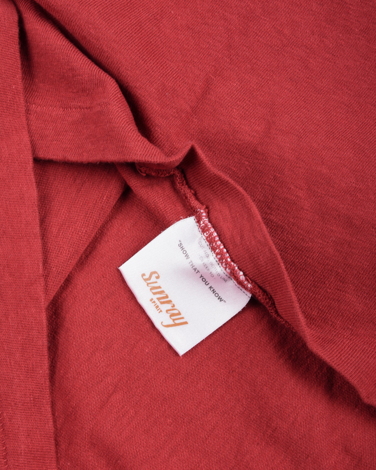 SUNRAY SPIRIT NA'MAKA'OH SS TSHIRT - GARNET
