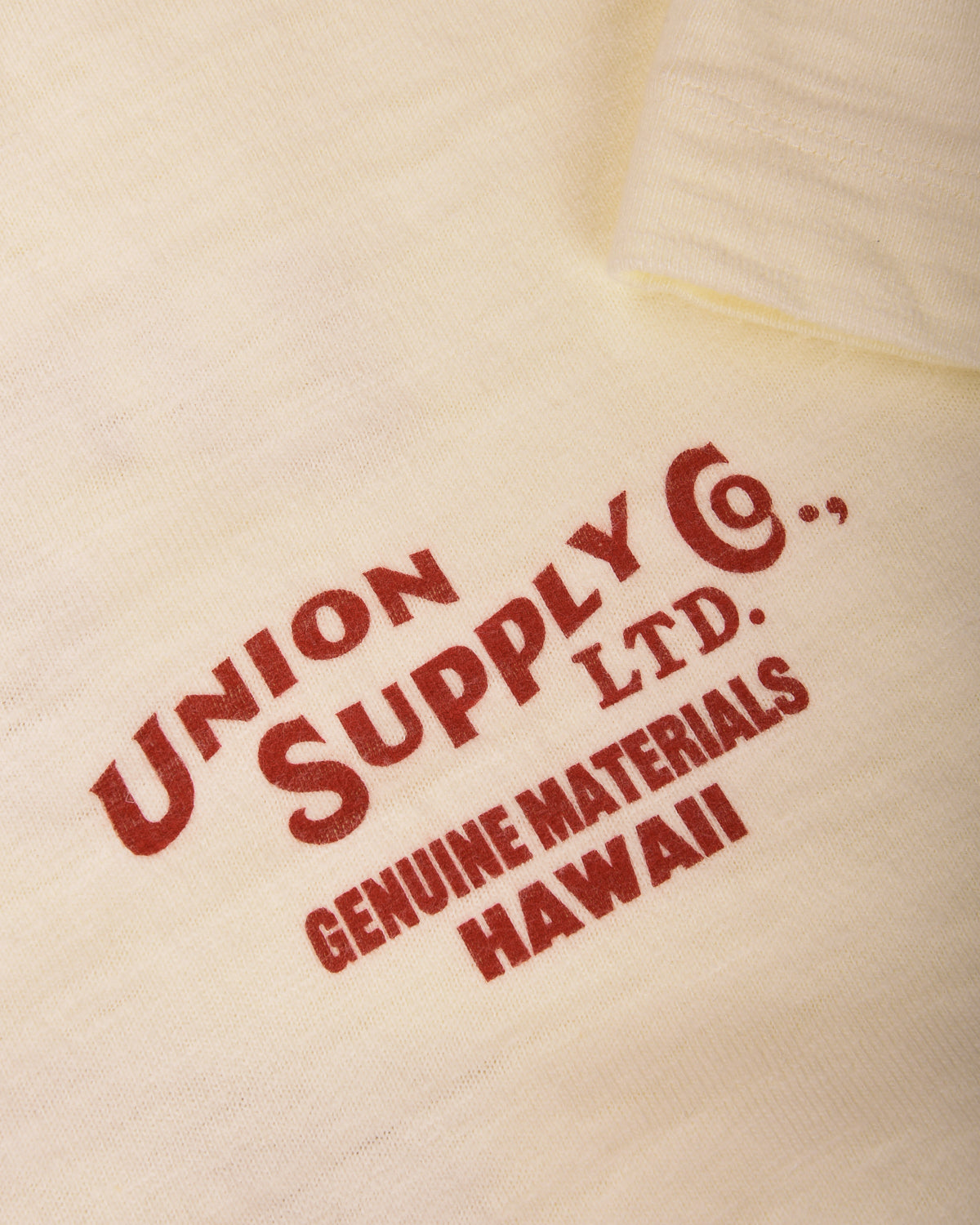 UNION SUPPLY LOGO TEE - OFF WHITE