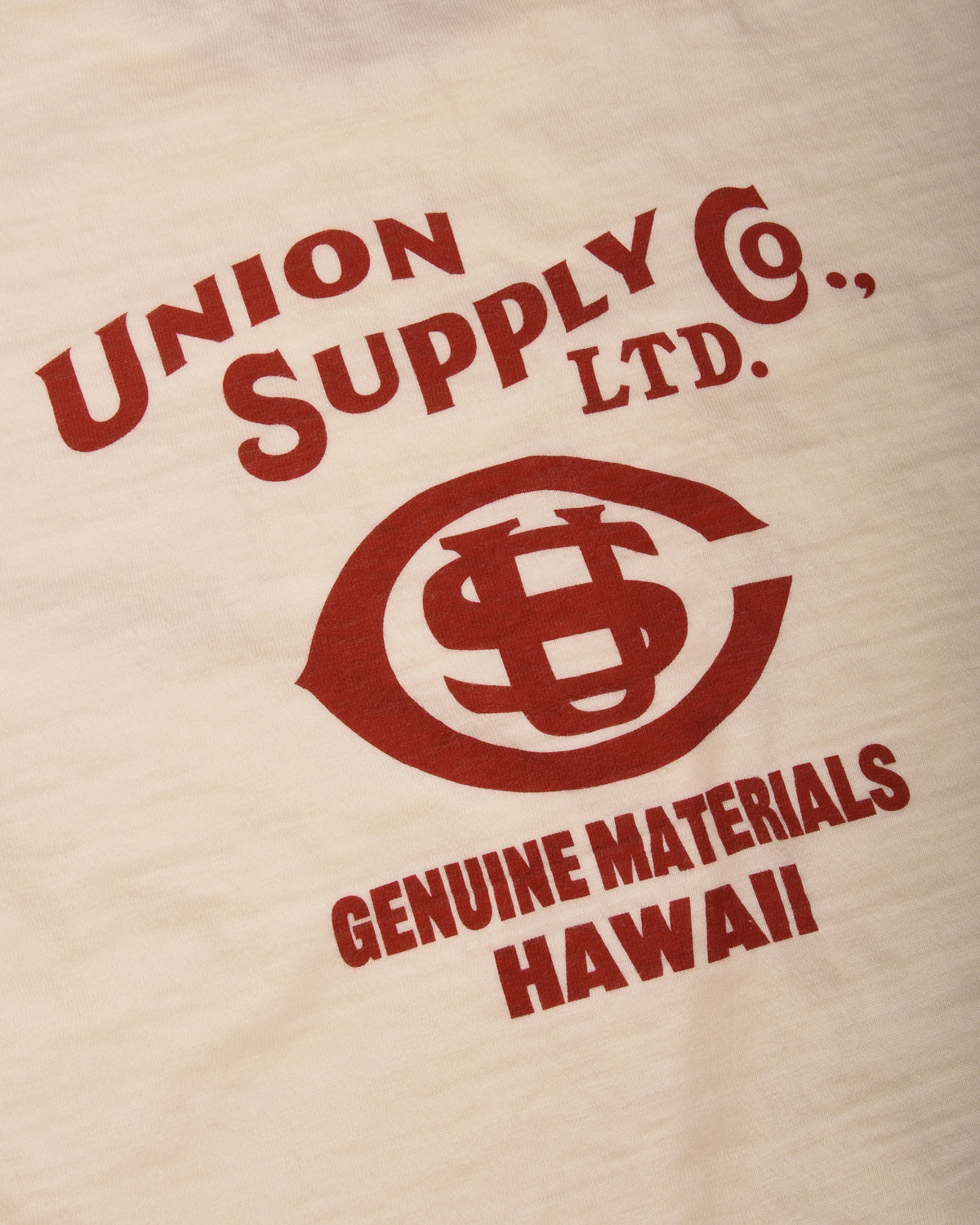 UNION SUPPLY LOGO TEE - OFF WHITE