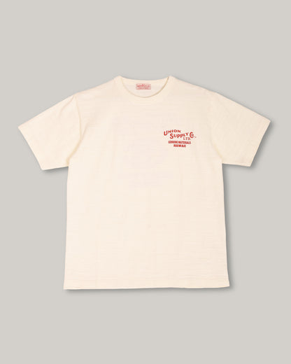 UNION SUPPLY LOGO TEE - OFF WHITE