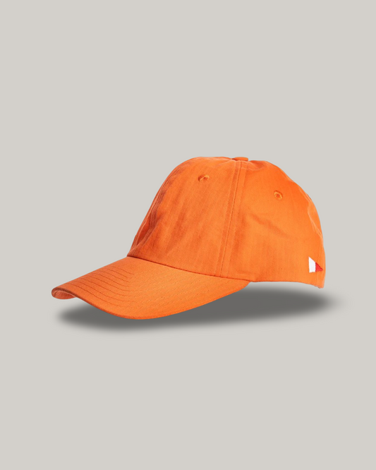 HEIMAT HERRINGBONE SAILING CAP - RESCUE ORANGE
