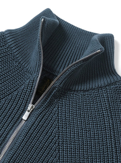 BATONER COTTON SIGNATURE DRIVERS KNIT - DARK GREY