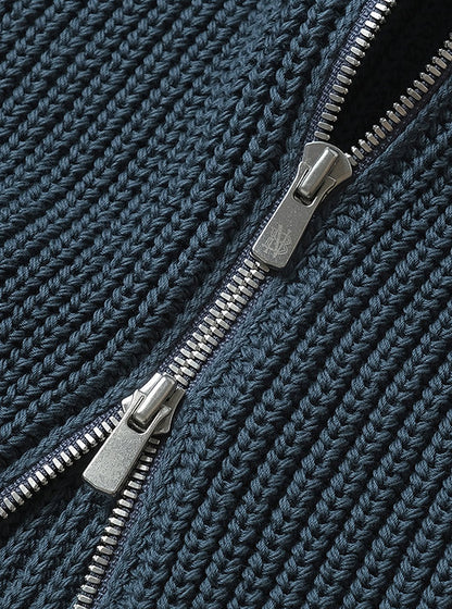 BATONER COTTON SIGNATURE DRIVERS KNIT - DARK GREY