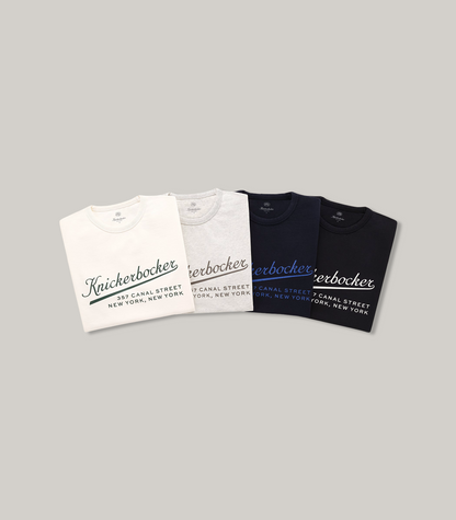 KNICKERBOCKER STADIUM HEAVYWEIGHT T-SHIRT - MILK