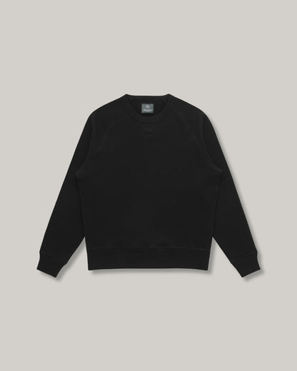 KNICKERBOCKER STADIUM LOFT KNIT CREW - BLACK