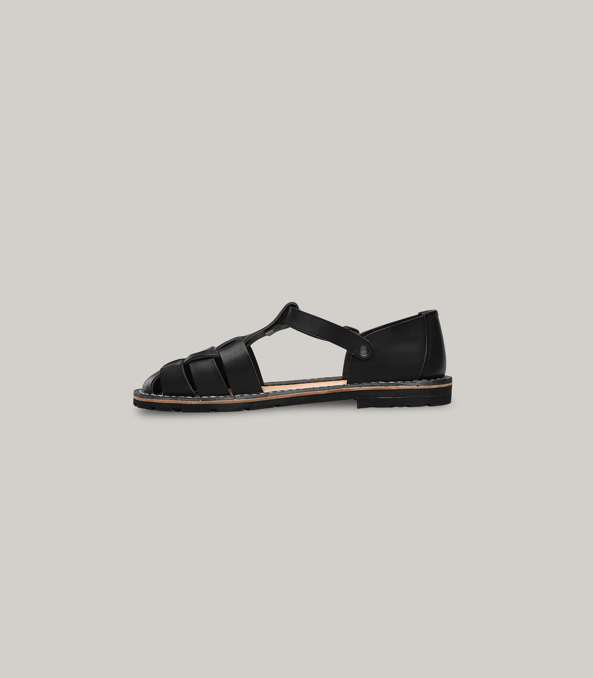 STEVE MONO ARTISANAL SANDALS 10/01 CLASSIC - BLACK