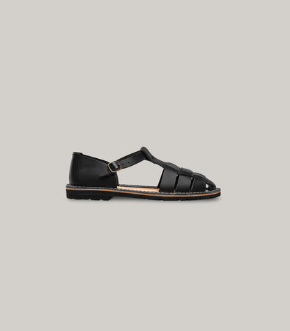 STEVE MONO ARTISANAL SANDALS 10/01 CLASSIC - BLACK