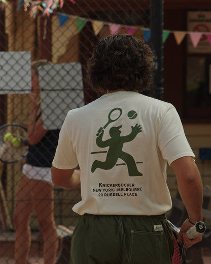 KNICKERBOCKER 'OPEN SEASON' LIMITED EDITION HEAVYWEIGHT T-SHIRT - MILK