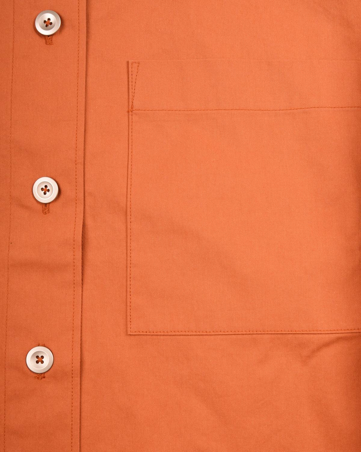 WORK WORKS WOMEN'S SQUARE COLLAR PATCH POCKET SHIRT - TURMERIC