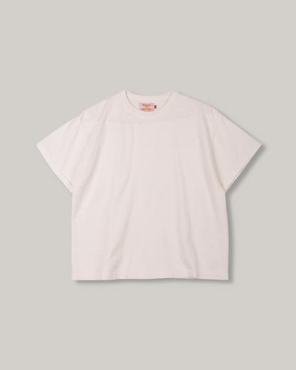 SUNRAY SPIRIT PIGMENT DYE HI'AKA  SS TSHIRT - BLANC DE BLANC