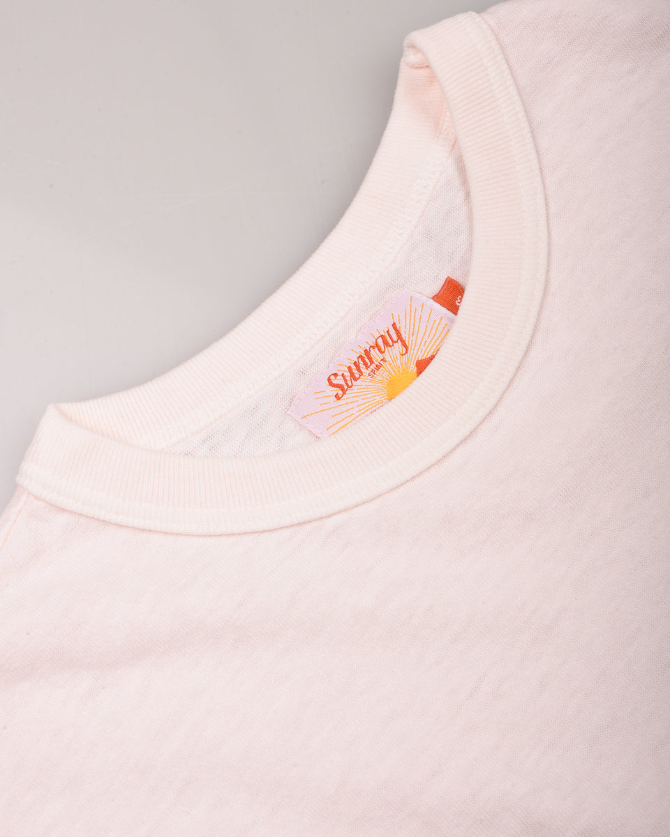 SUNRAY SPIRIT NA'MAKA'OH PIGMENT DYE SS TSHIRT - DELICACY
