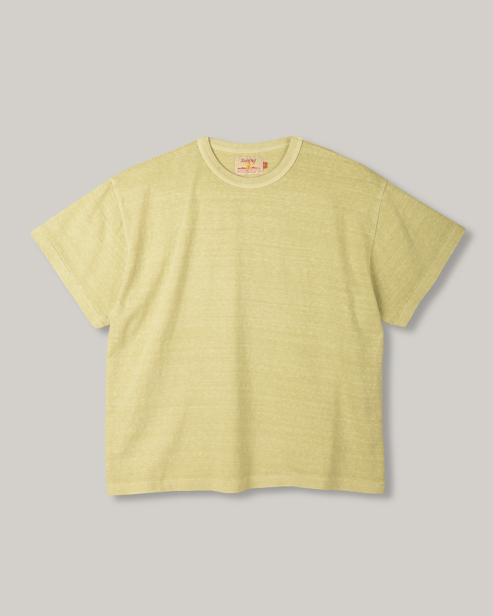 SUNRAY SPIRIT PIGMENT DYE HI'AKA  SS TSHIRT - WINTER PEAR