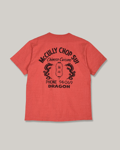 SUN SURF MCULLY CHOP SUI T-SHIRT - RED