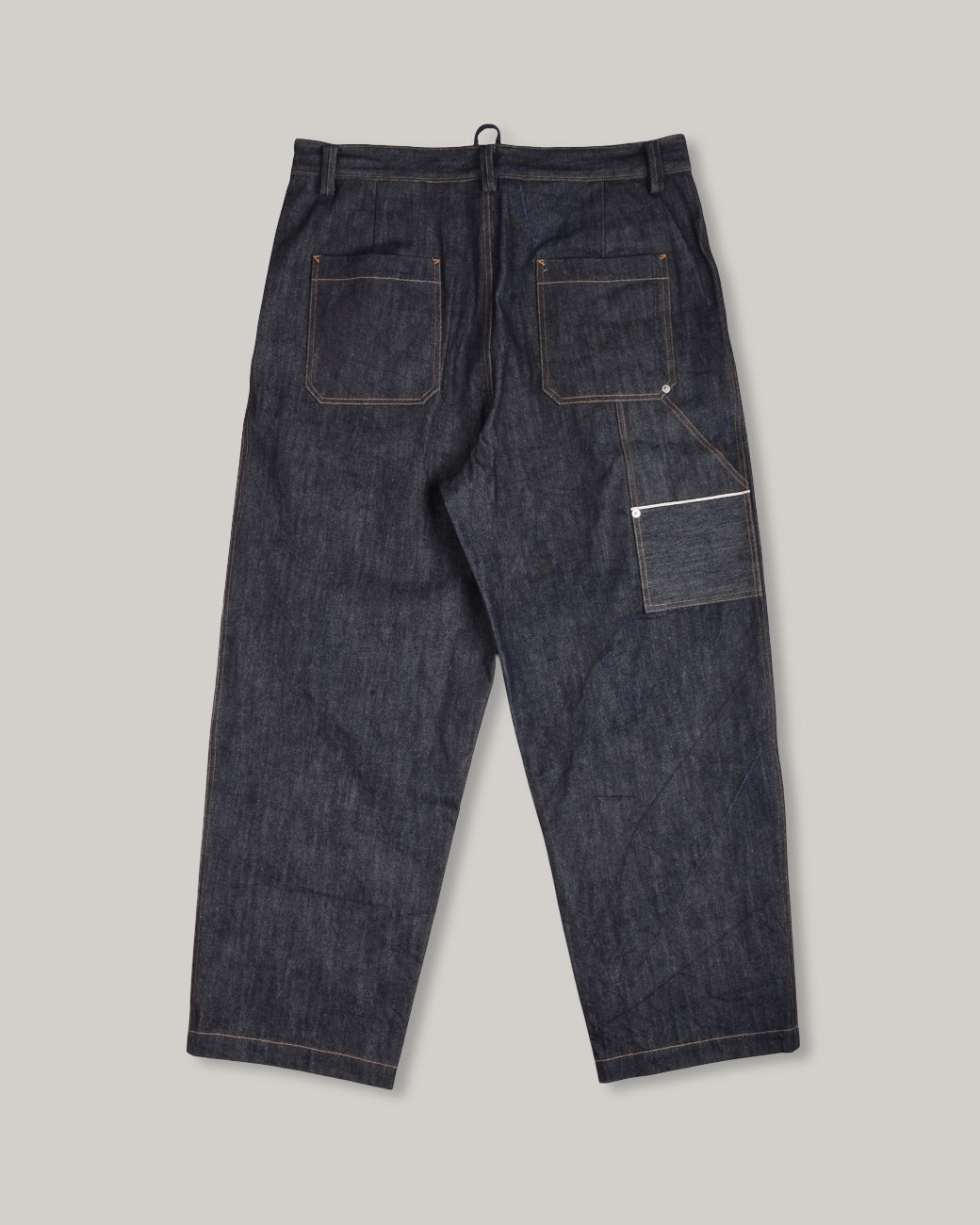 WORK WORKS MENS TOOL POCKET TROUSER - INDIGO DENIM