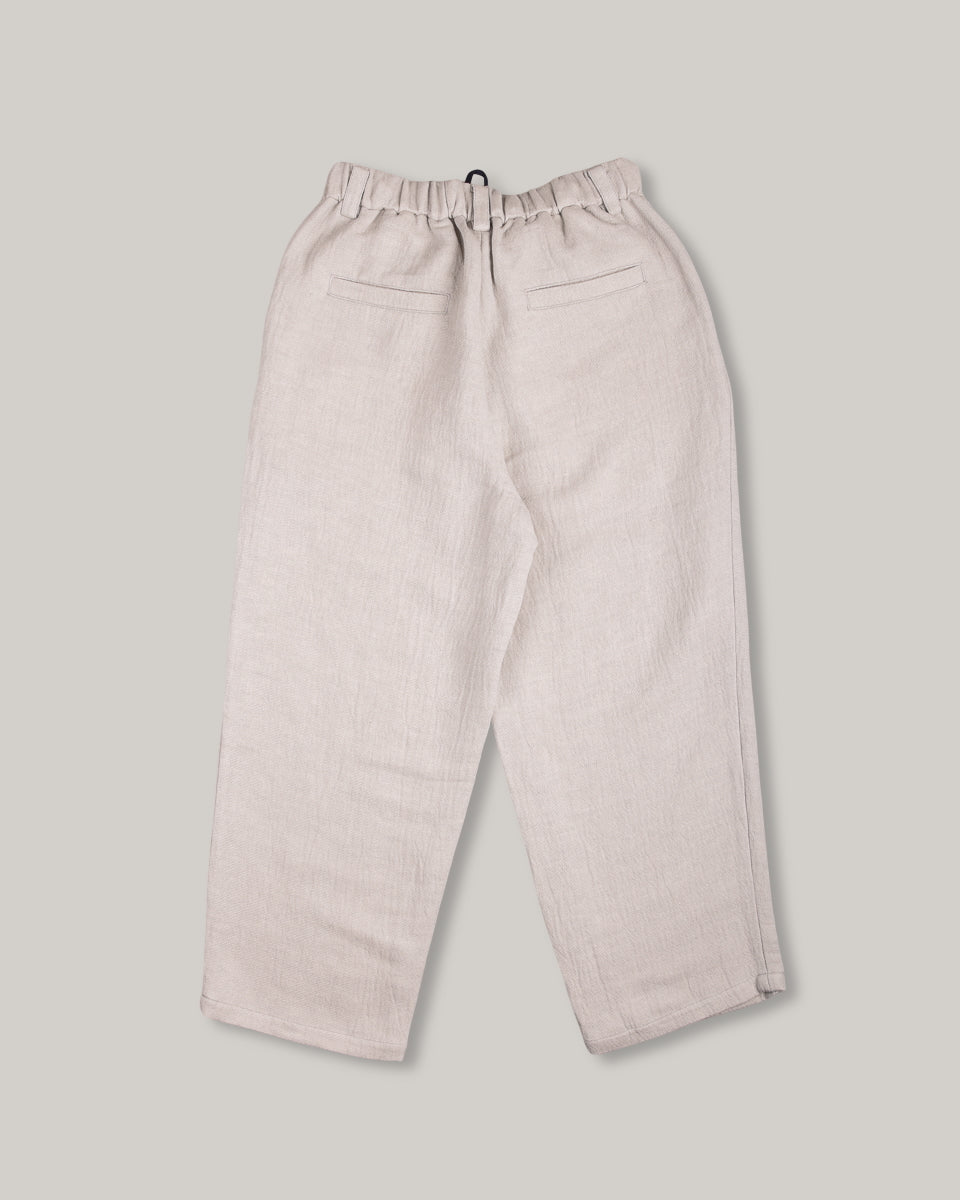 WORK WORKS UNISEX DRAWSTRING TROUSERS - GREY