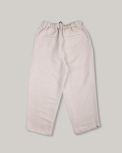 WORK WORKS UNISEX DRAWSTRING TROUSERS - GREY