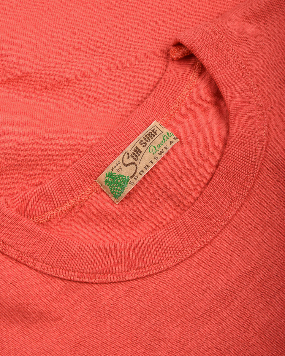SUN SURF MCULLY CHOP SUI T-SHIRT - RED