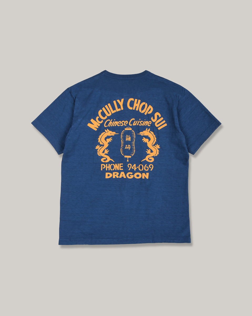 SUN SURF MCULLY CHOP SUI T-SHIRT - NAVY
