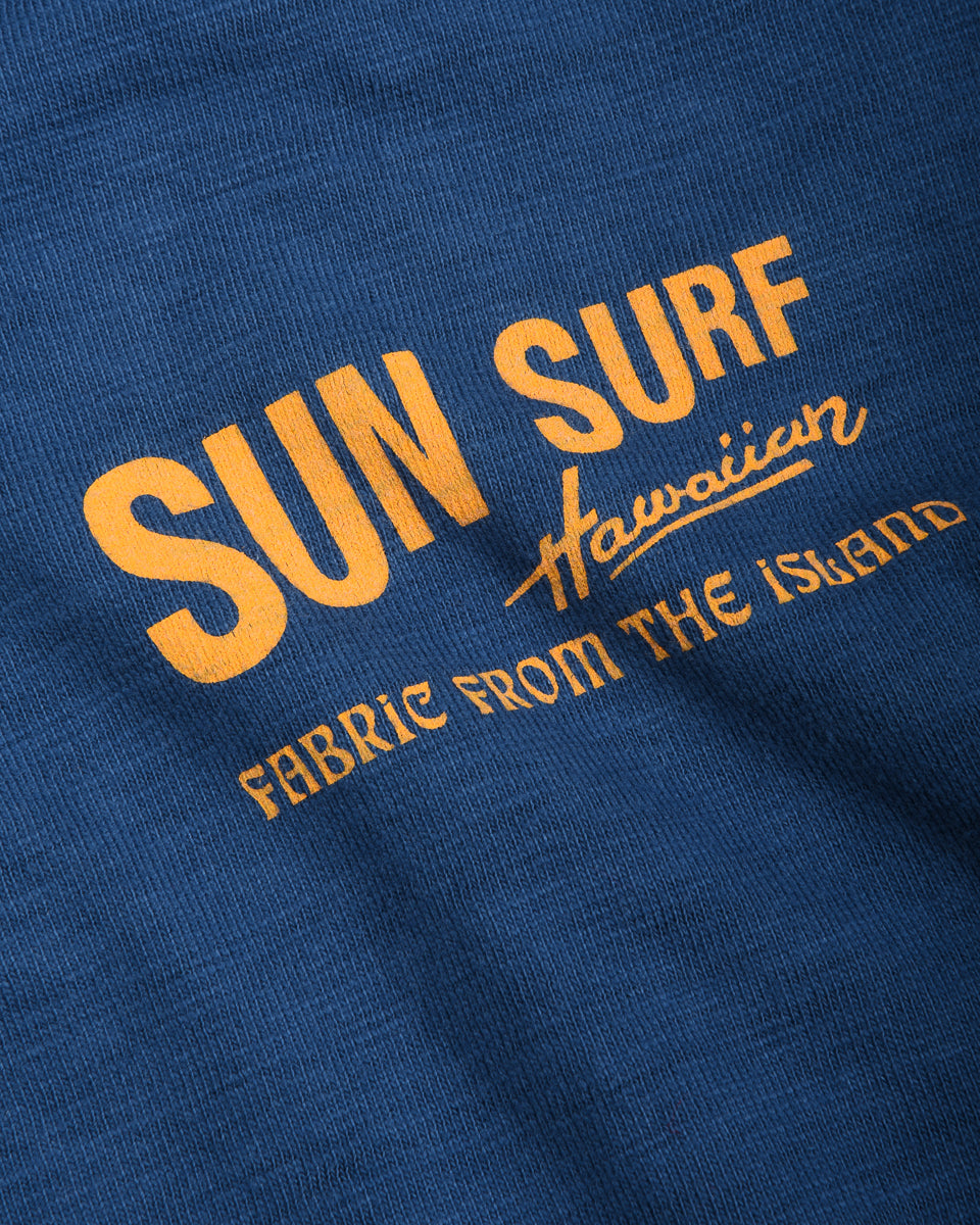 SUN SURF MCULLY CHOP SUI T-SHIRT - NAVY