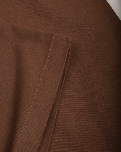 WORK WORKS WOMENS ANKLE LENGTH TROUSERS - BROWN