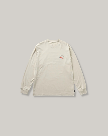 SNOW PEAK LIVING WITH NATURE L/S T-SHIRT - IVORY