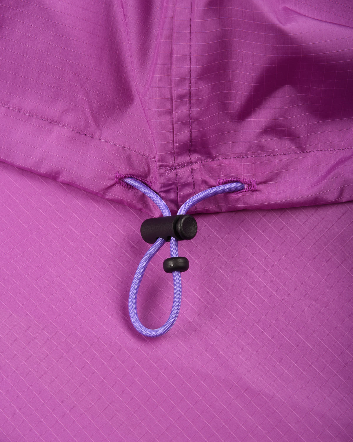 TS(S) RIPSTOP LONG ZIP PULLOVER PARKA - LILAC