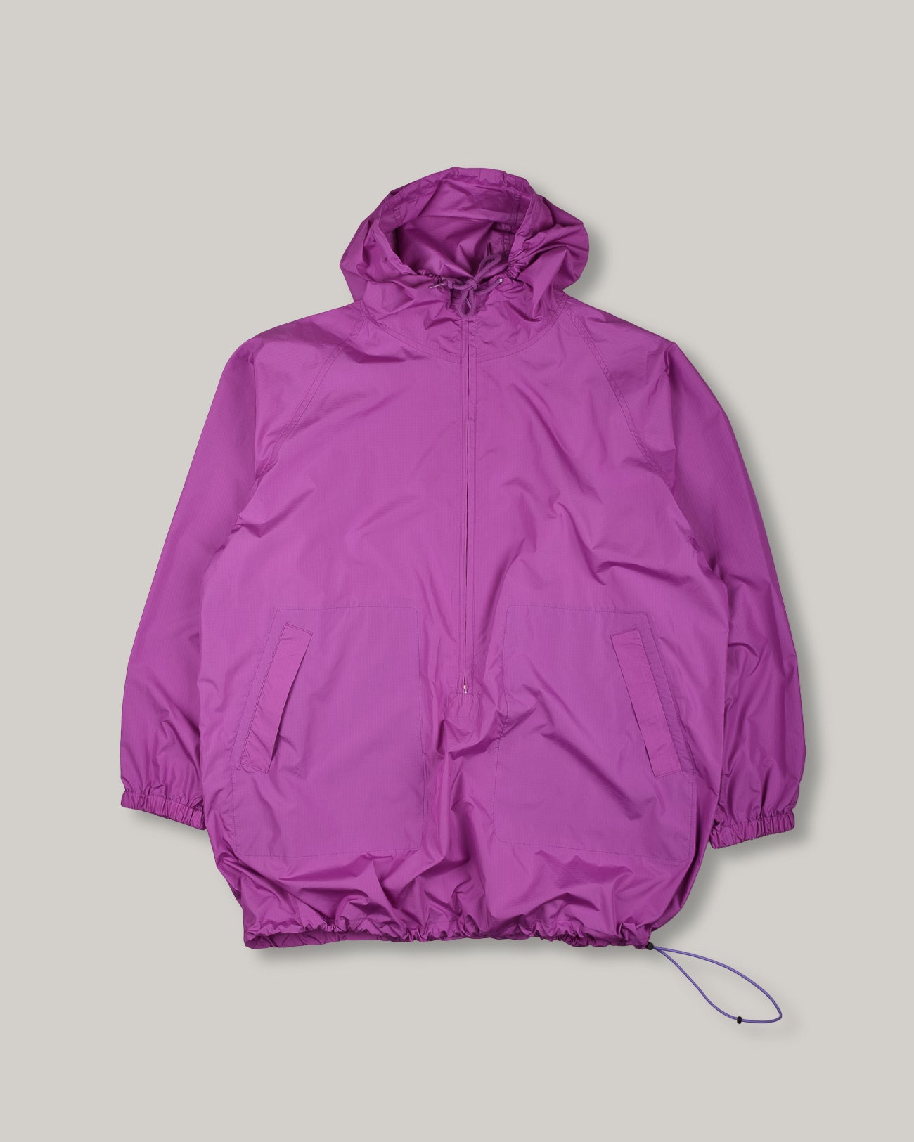 TS(S) RIPSTOP LONG ZIP PULLOVER PARKA - LILAC