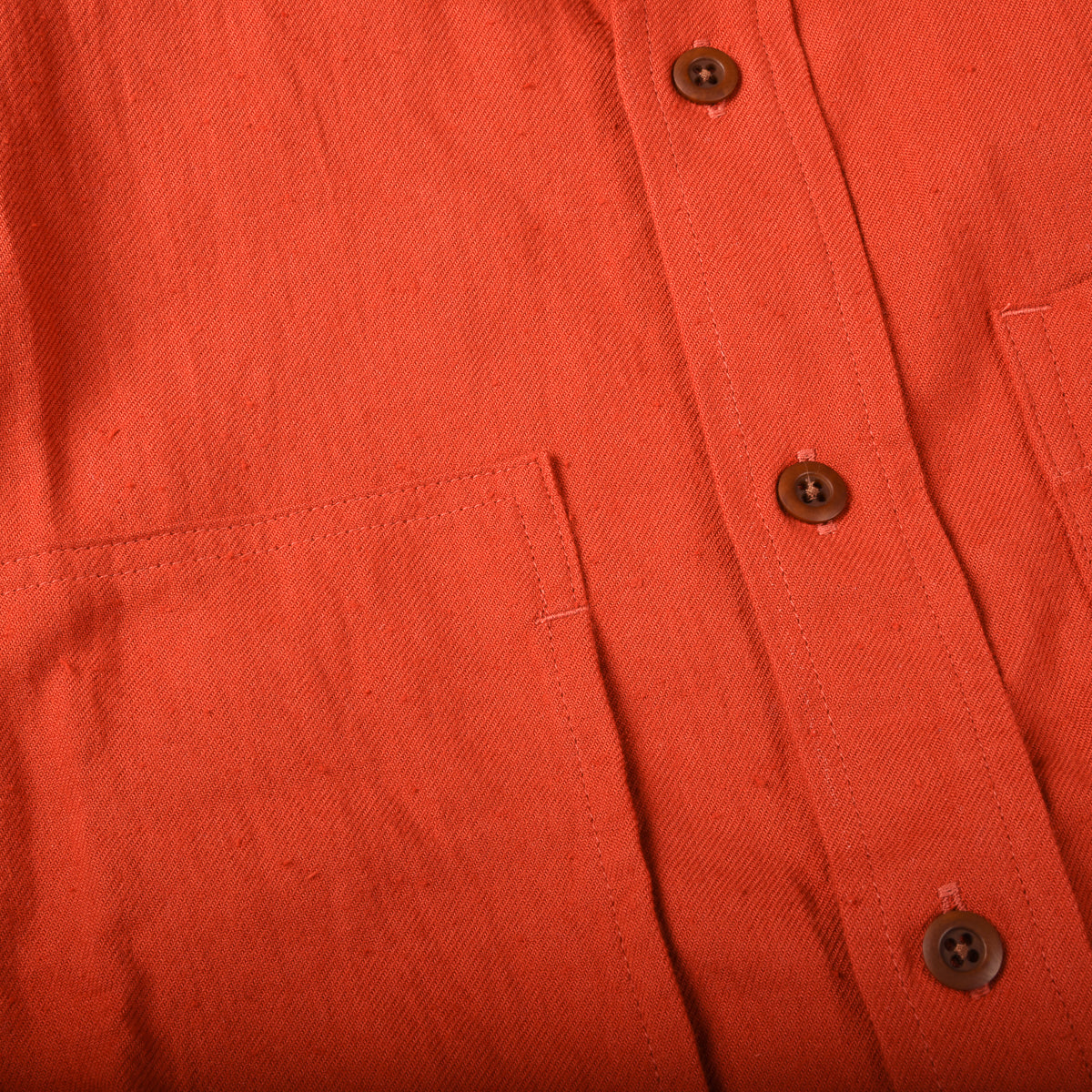 TS(S) ASYMMETRIC POCKET WORK SHIRT - RED